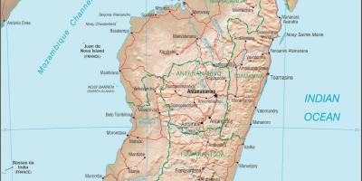 Madagaskar riigi kaart