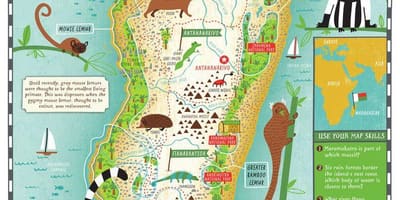 Kaart Madagaskari kaardi lapsed