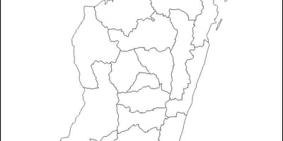 Madagaskari kaardi kontuur